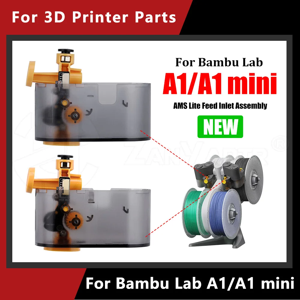 Filament Inlet Feed Mouth Assembly For Bambu Lab A1 A1mini AMS Lite Automatic Material System 3D Printer Parts