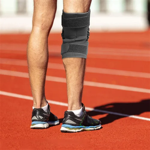 Imagen 2 del producto Soporte de rodilla con bisagras con correa, estabilizadores de rótula lateral para protección, alivio del dolor para artritis, desgarro de menisco