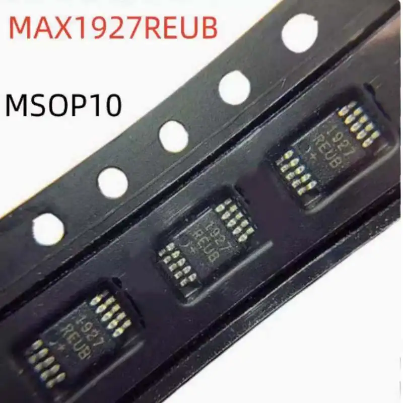 

MAX1927REUB MSOP-10 New and Original Low-Output-Voltage 800mA PWM Step-Down DC-DC Converters marking code 1927