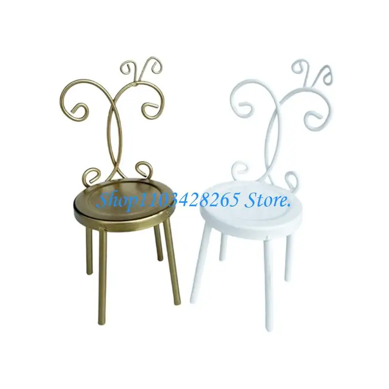 

Детское мини-кресло из сплава для кукольного дома, модель сцены G2TE