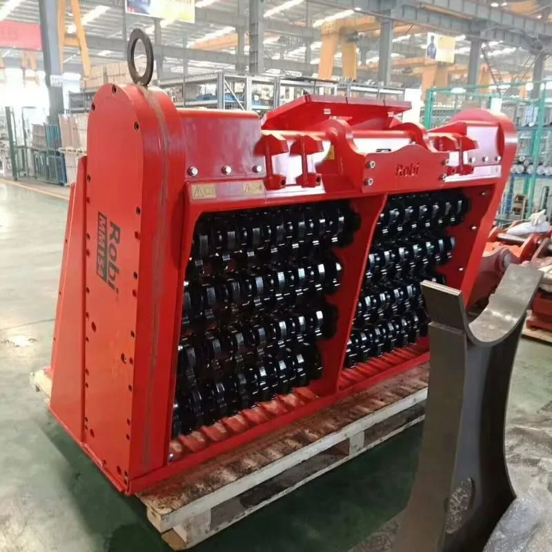 Maintenance Free Screening Bucket for Wheel Loader Compost Mixing Airing and Organic Waste Sorting