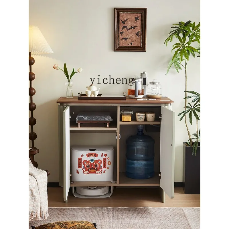 Household Smart Tea Bar Machine Locker Integrated Multi-purpose Living Room Water Dispenser Dining Side CabinetD24