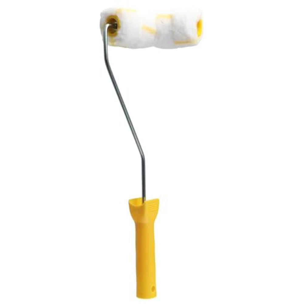 1PC Curved Pipe Brush With Roller Professional Pipe Paint Roller Kit For 1 1/4