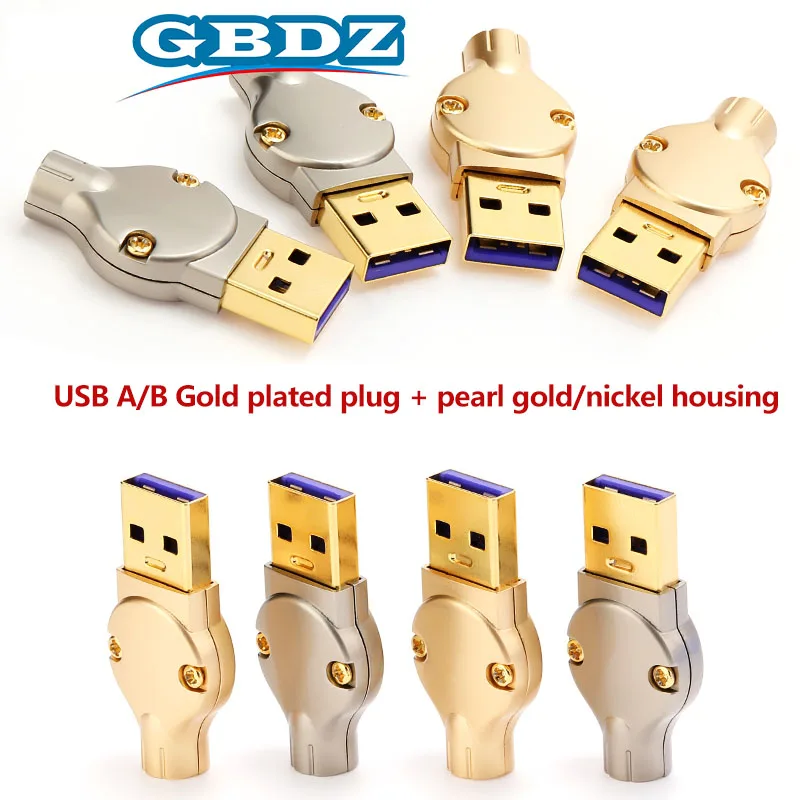 USB 3.0 Port Thick Gold Plated A Male Chip 6A Current Connector Fast Charging Plug Mobile Phone DIY Charging Cable Accessories