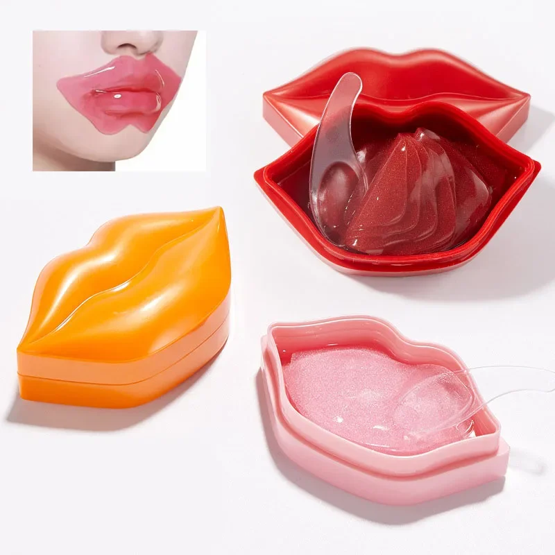 20pcs Lip Mask Collagen Anti-Ageing Pad Lips Masks Peel Off Moisturizing Lips Care Beauty Health Skin Care Product