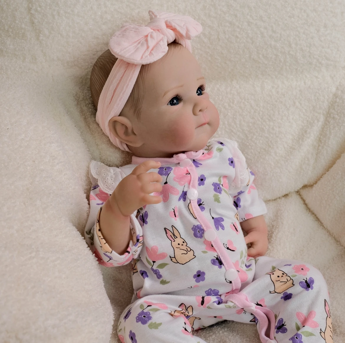 18 inch Bettie levensechte herboren babypop – handgemaakte realistische pasgeboren met 3D-huid en zichtbare aderen verjaardagscadeau voor kinderen