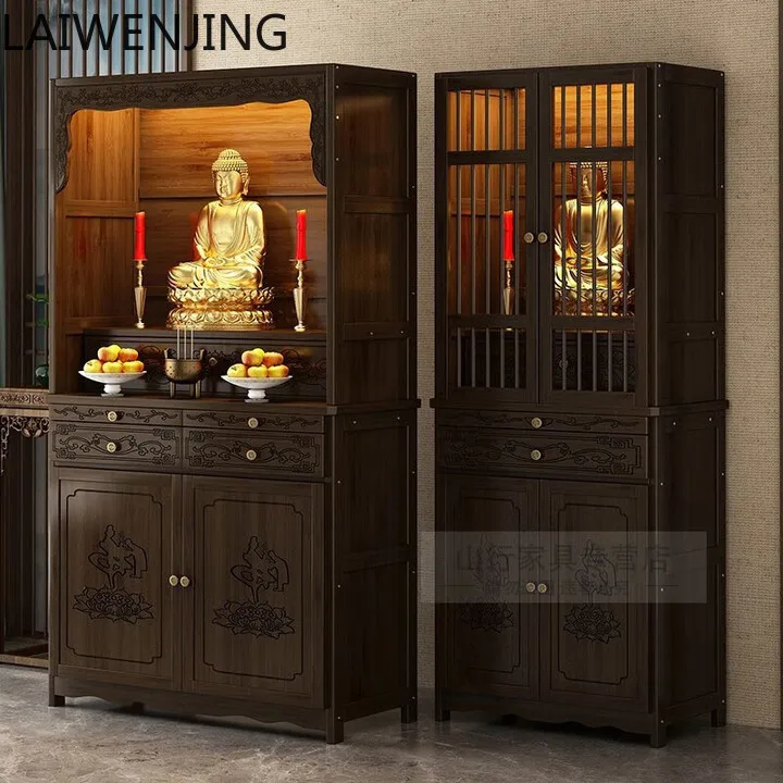 

SGF new Chinese vertical counter household modern simple table fortune god cabinet
