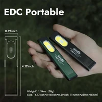 WARSUN T7 LED Torch Portable Mini Flashlight 800LM Rechargeable Pocket Light Magnetic Base Clip Work Light Hiking Fishing EDC 5