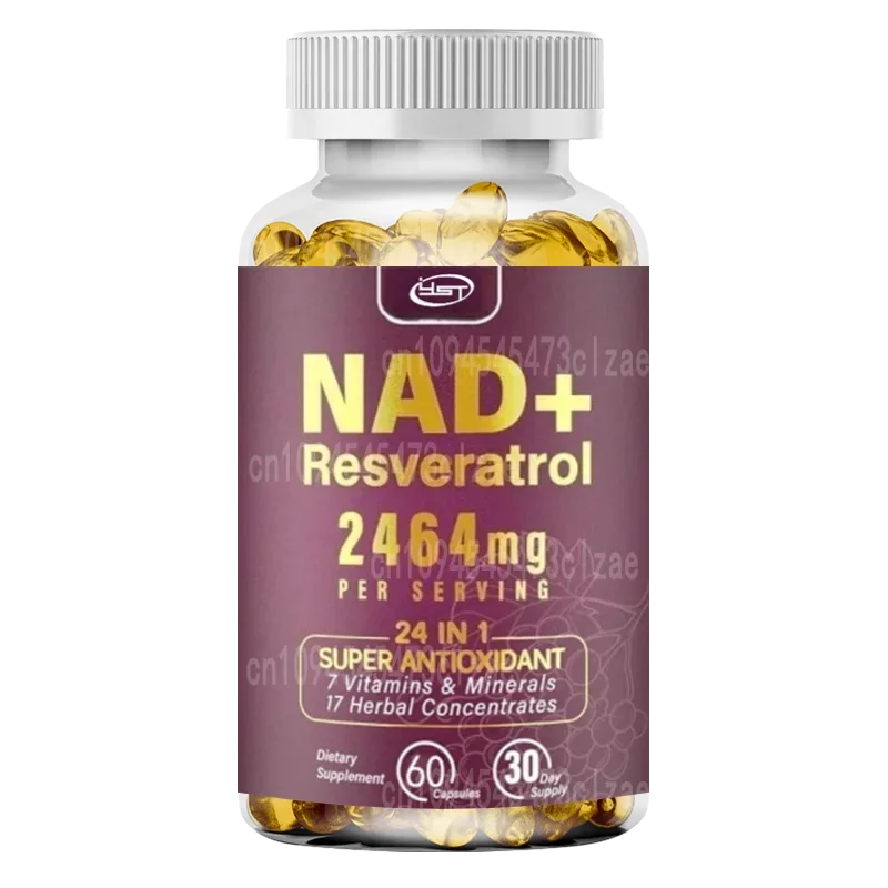 

NAD Supplement Pure Organic Liposome NAD+containing Resveratrol Supplement - Enhances NAD+anti-aging, Energy, and Focus