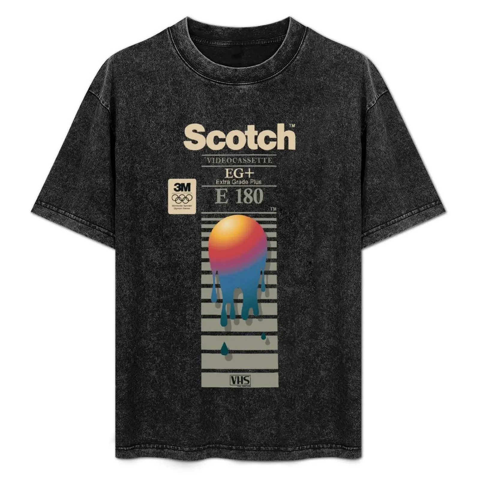 

Molten VHS Scotch E-180 EG+ T-Shirt Aesthetic clothing custom shirt blue archive men workout shirt