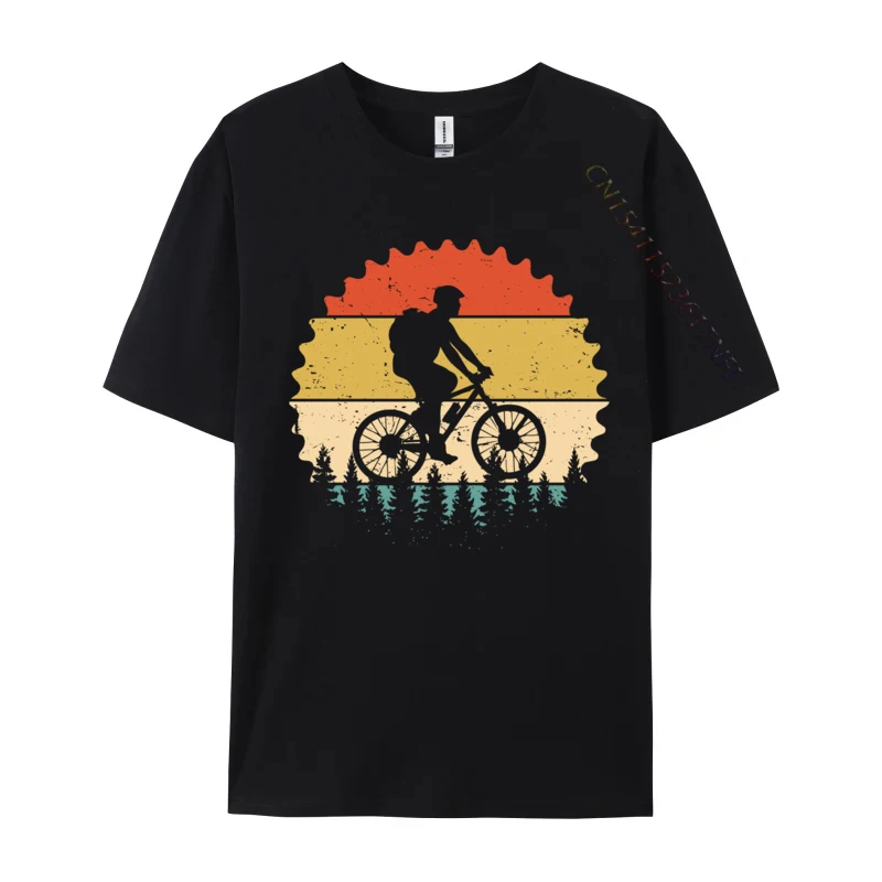 Vintage mountain bike retro ciclismo rua tshirts gráfico masculino topos camisas camisetas de algodão premium transporte da gota