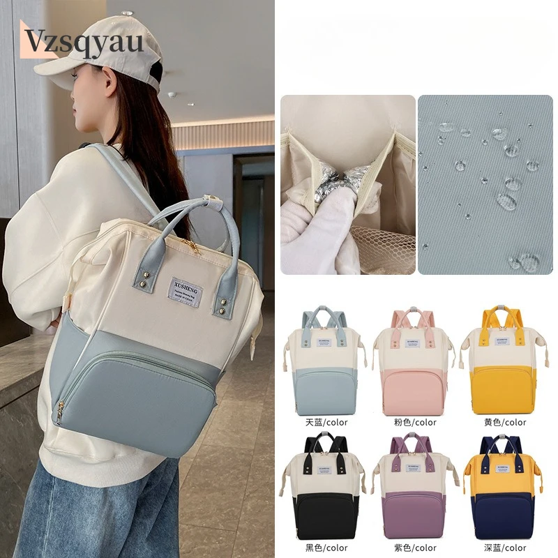 

Large Capacity Nappy Backpacks with Changing Mat Convenient Baby Nursing Bags Mommy Diaper Bags Baby Stroller Hanging Bag Mother