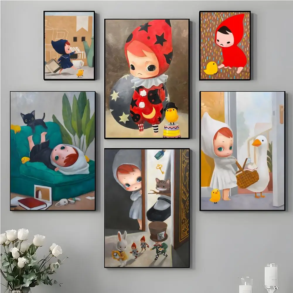 Cute Childrens Companionship Mane Poster Top-Quality Poster For Household Room Bar Cafe Wall Art Decor & Gift Item
