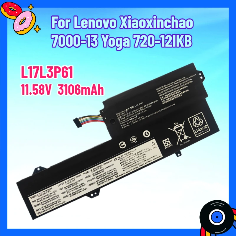 

L17L3P61 подходит для аккумулятора ноутбука Lenovo Xiaoxinchao 7000-13 Yoga 720-12IKB