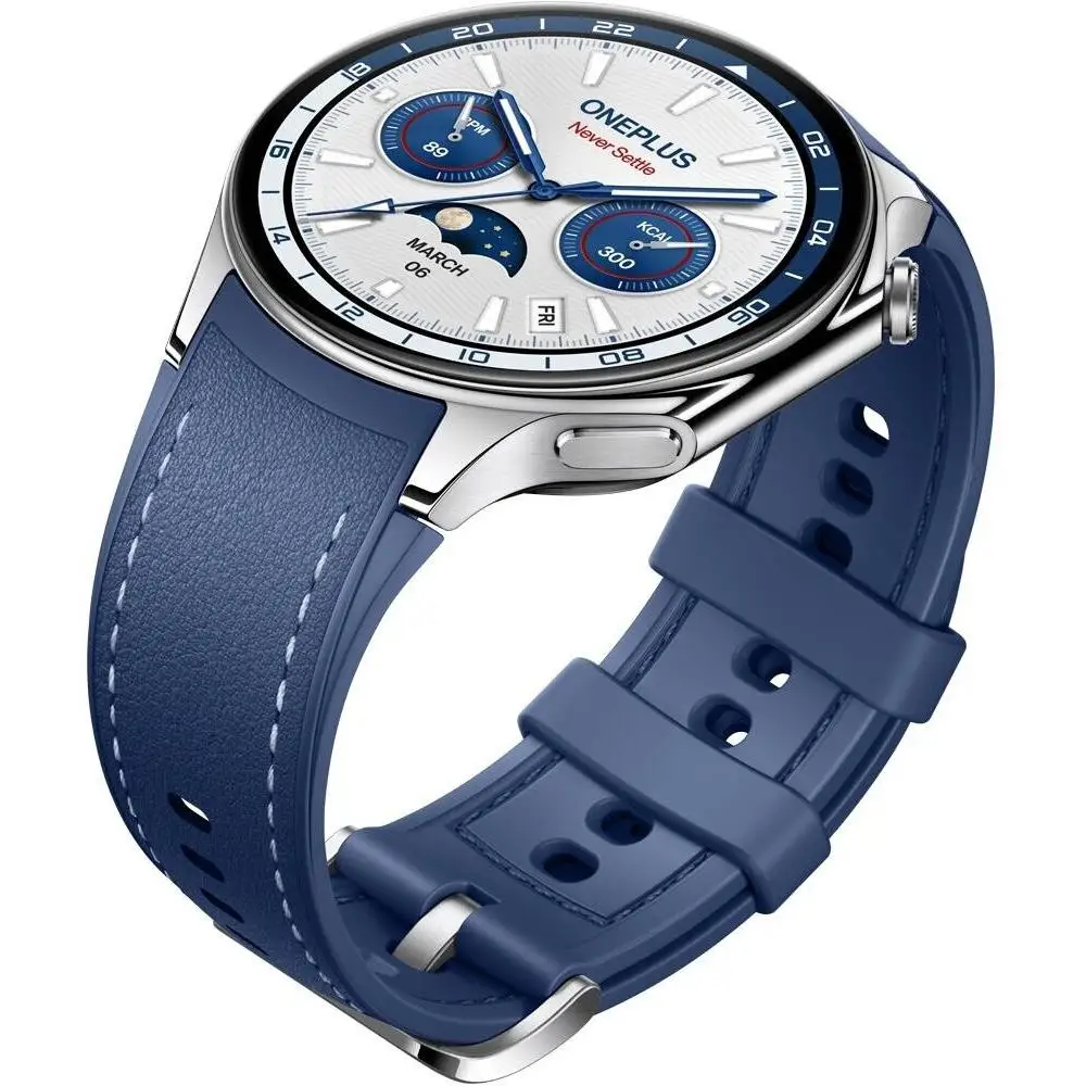 OnePlus Watch 2 pantalla AMOLED de 1,43 pulgadas batería de 500mAh más de 100 modos deportivos 2GB + 32GB 46mm WiFi GPS IP68 Google Pay 3