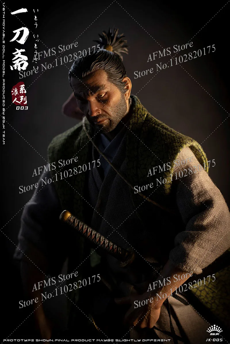 Zgjktoys JK-005 1/6 figura colecionável japonês ronin ito ichinosa samurai versão conjunto completo 12 ''men soldado figura de ação modelo