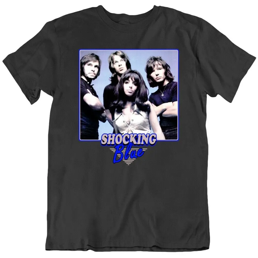 Shocking Blue 60s Dutch Alt Rock Venus Music Fan T Shirt  Hip Hop Loose Cotton T-Shirts