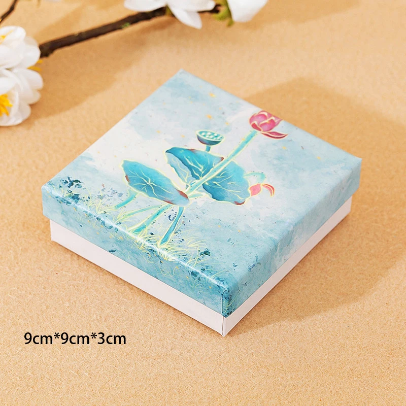 صندوق مجوهرات 3 ألوان صندوق خاتم سوار علبة التعبئة والتغليف ورقة للتغليف الفاخر عرض بوتيك المجوهرات الفاخرة