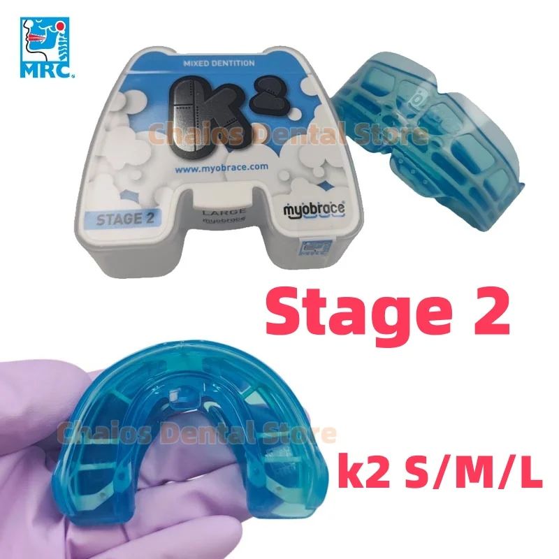 Myobrace K2 Myofunctional Appliance Stage 2 Dental MRC K2 Orthodontic Correction Trainer for Mixed Dentition Aged 6–10