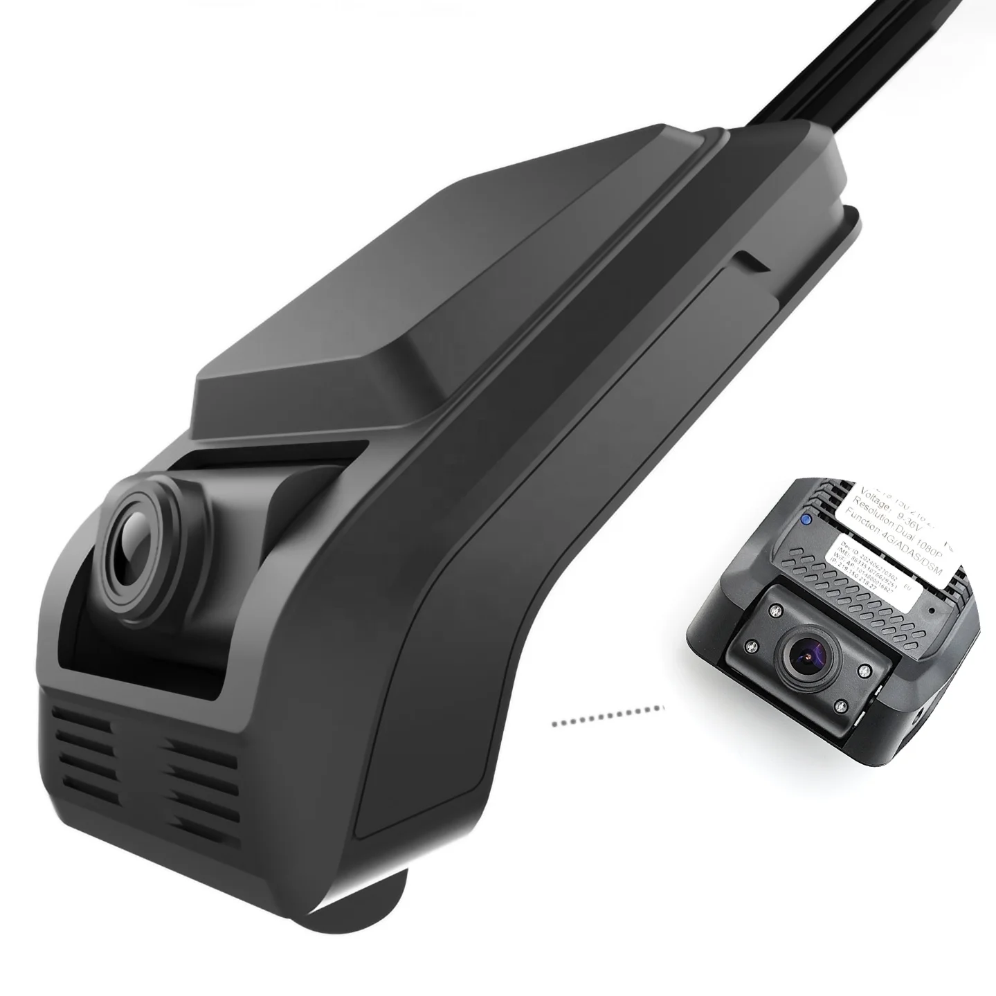 Firecore HX-880 2025 New AI Dash Car Camera Dual Lens 1080P WiFi 4G Wireless Dashcam DMS GPS ADAS Camera For Bus Car