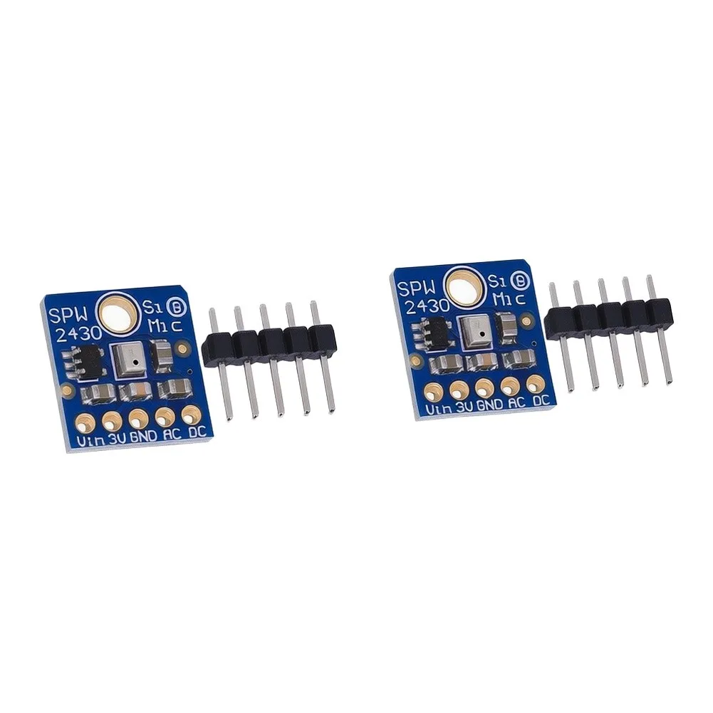 2pcs SPW2430 Microphone Sound Detection Sensor Module For Voice For Changer Audio Recording For Mems Integrated Circuit Board