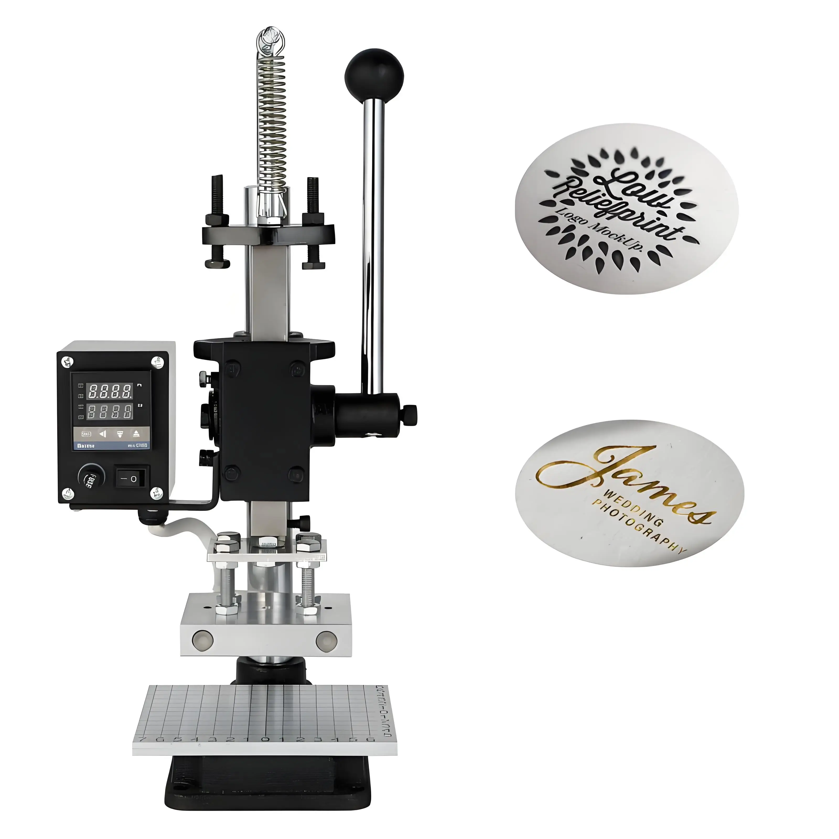 The Hottest Logo And Name Stamping Machine For Leather Leather Pu Stamping Machine Leather Hot Foil Stamping Machine