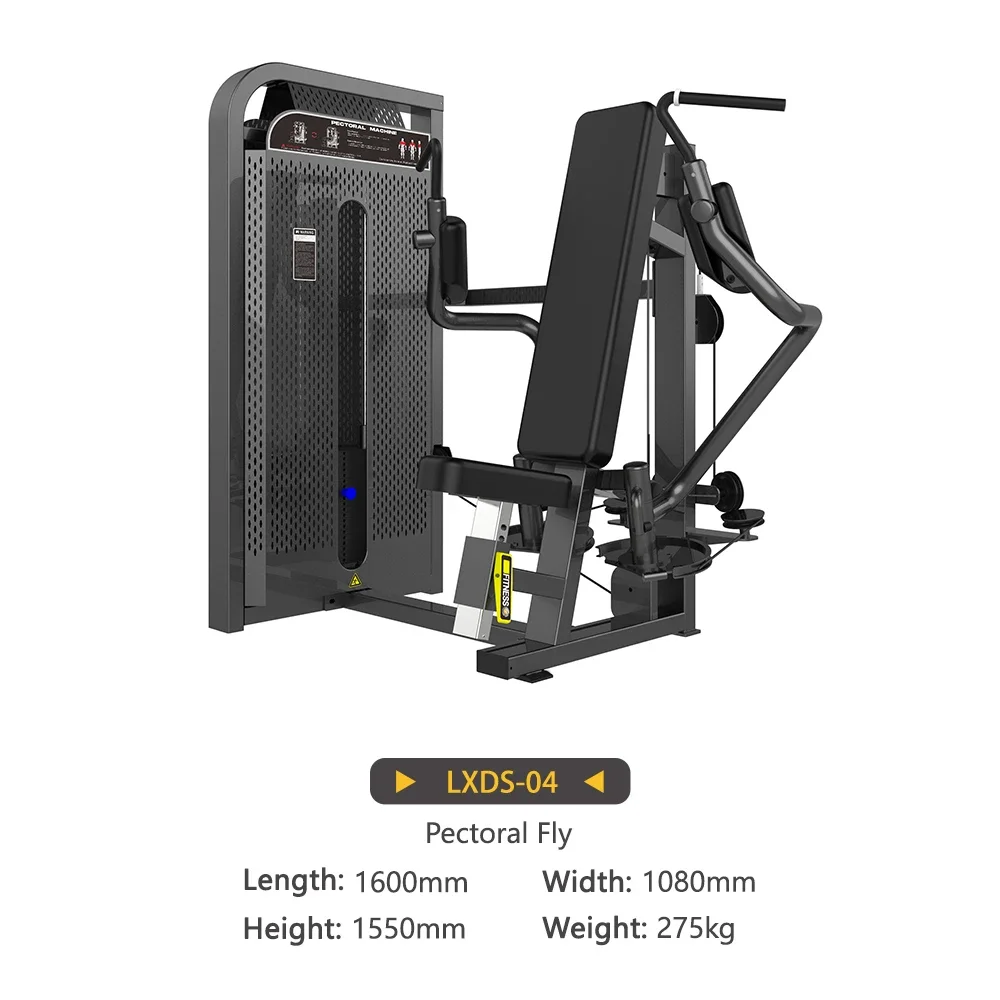 Fitness Pectoral Fly Pin Load Selection Machines Commercial Gym Equipment BodyBuilding Machines