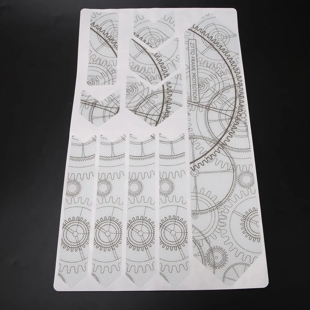 

1 комплект, универсальная защита для велосипедной рамы, ПВХ, 3 вида в наличии, защитная лента для велосипедной рамы, сотовые защитные наклейки