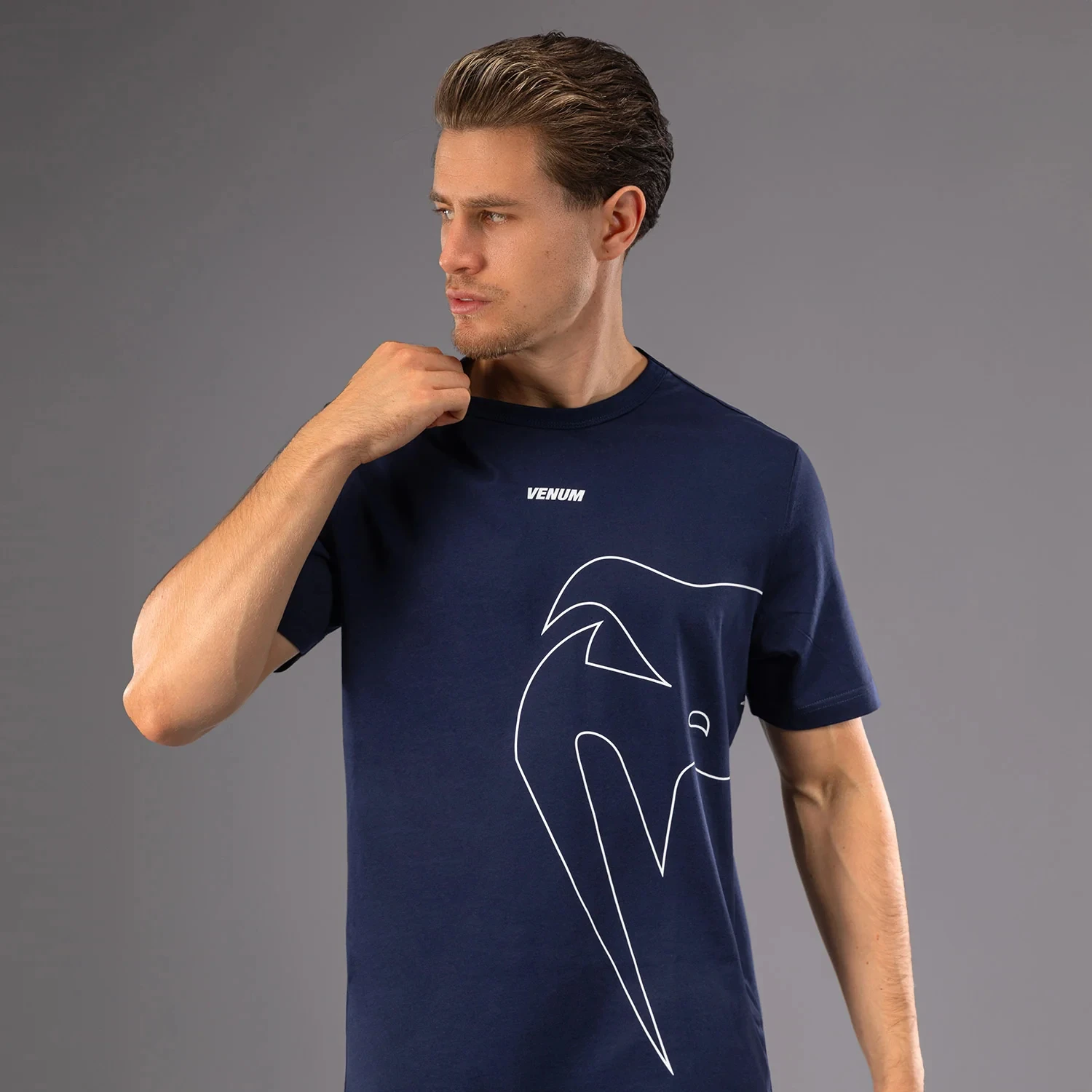 2026 Summer New Extreme Sports Tight Boxing Venum Giant Connect T-shirt Breathable Quick-Drying Elastic Top for Fitness Training