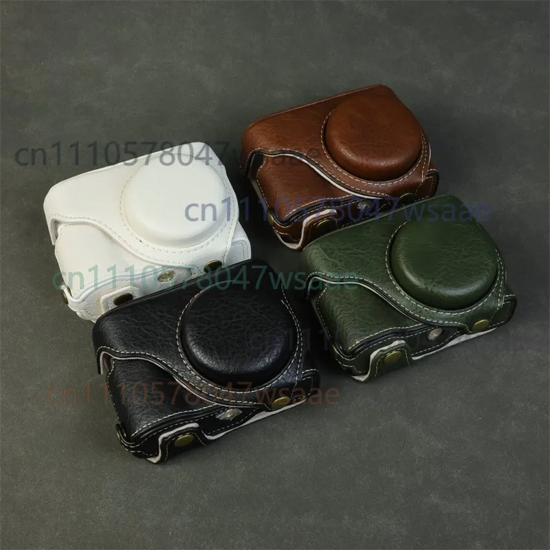 HQ Leather case For Panasonic ZS99 DC-TZ99 Camera Bag Grip strap