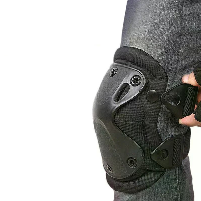 4Pcs/Set Outdoor Protective Gear Elbow Knee Pads Combat Kneepads Outdoor Sports Supplies