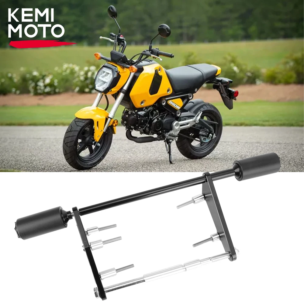 

Crash Protection KEMiMOTO For Honda Grom 2022-2024 Motorcycle Anti-fall Bracket Frame Slider Falling Protection Modification