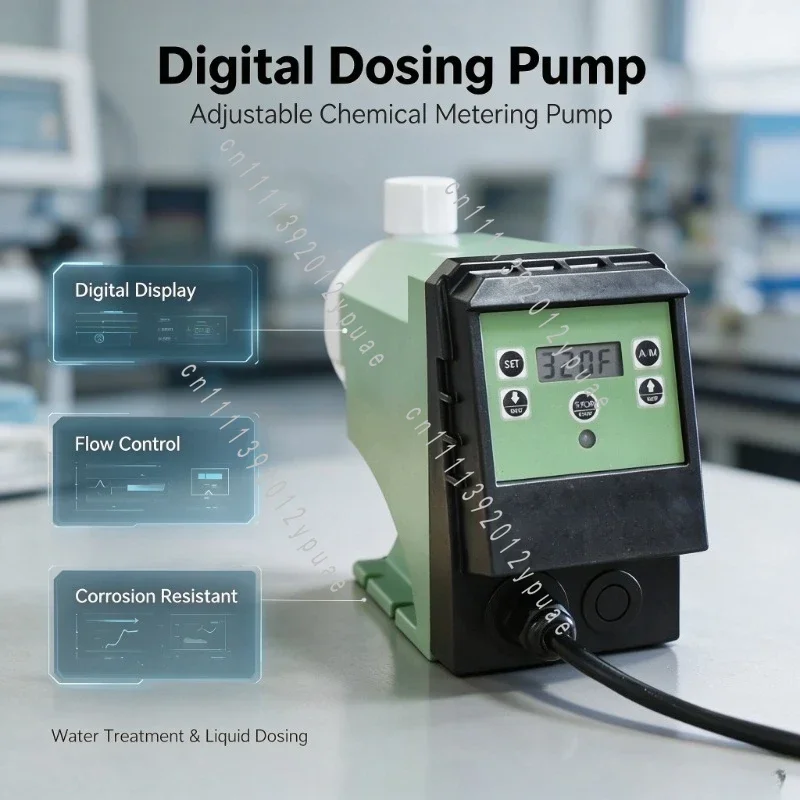 Electromagnetic Micro Metering Pump, Electric Diaphragm Acid Dosing Pump, Quantitative Chemical Dosing Equipment