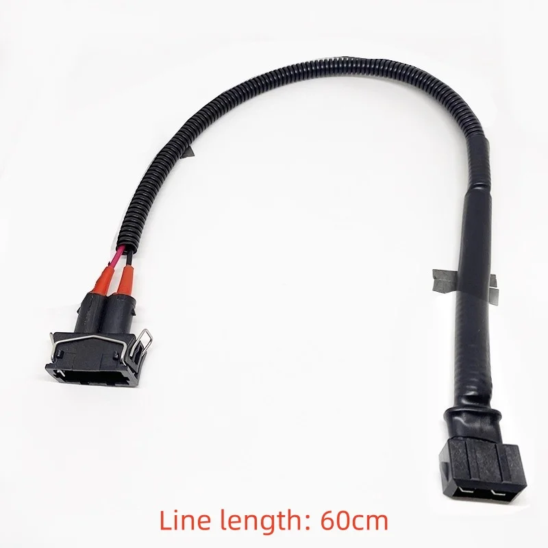 1Pcs For Audi/Volkswagen Jetta/Santana/Lavida Modified Snail Shaped Horn Male And Female Plug Extension Harness Car Accessories