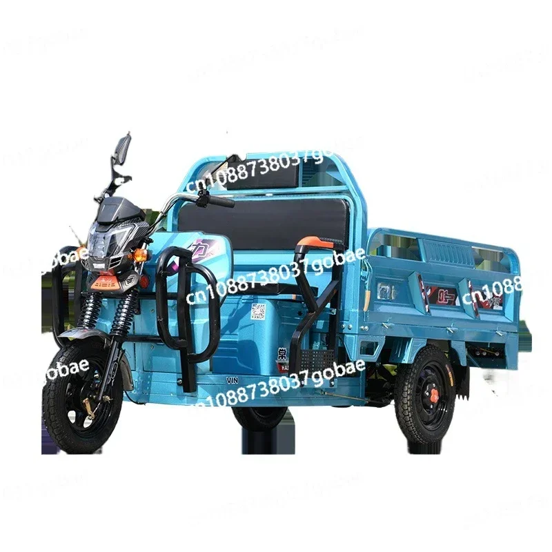 Electric Tricycle, New Adult Transportation, Cargo Pulling Express Tricycle, Home Agricultural Load King Battery Car