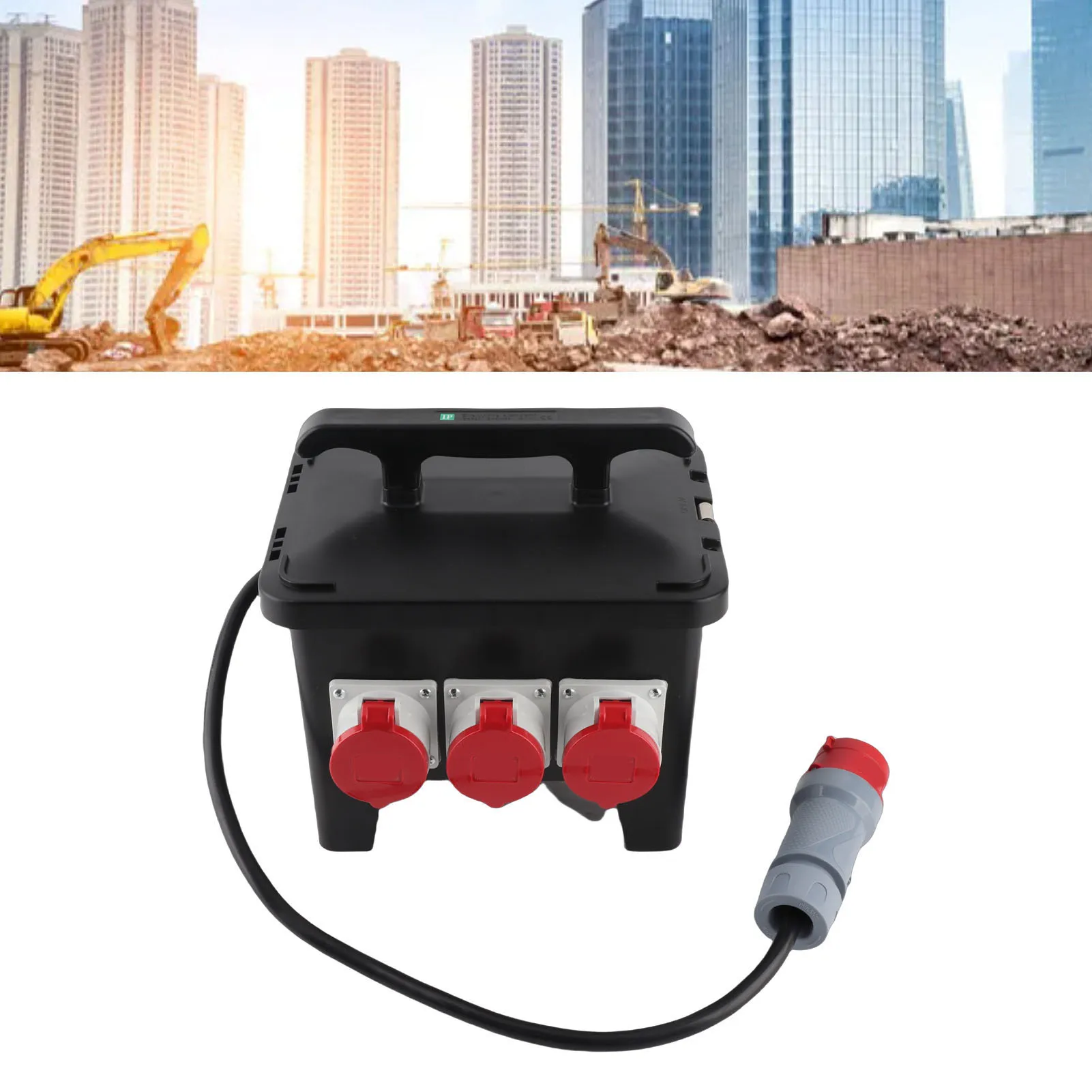 

Power Distribution Unit Portable Outdoor Compact Construction Site Power Distributor with Cable