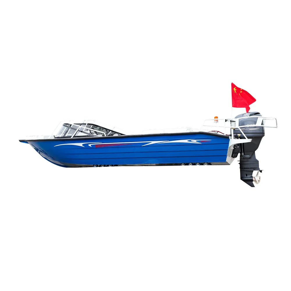 High Quality & Best Price 600 Boats Aluminum 20ft Open 6 Meters Speedboat Water 12-seater Half Speedboat Speedboat Luxury Yacht