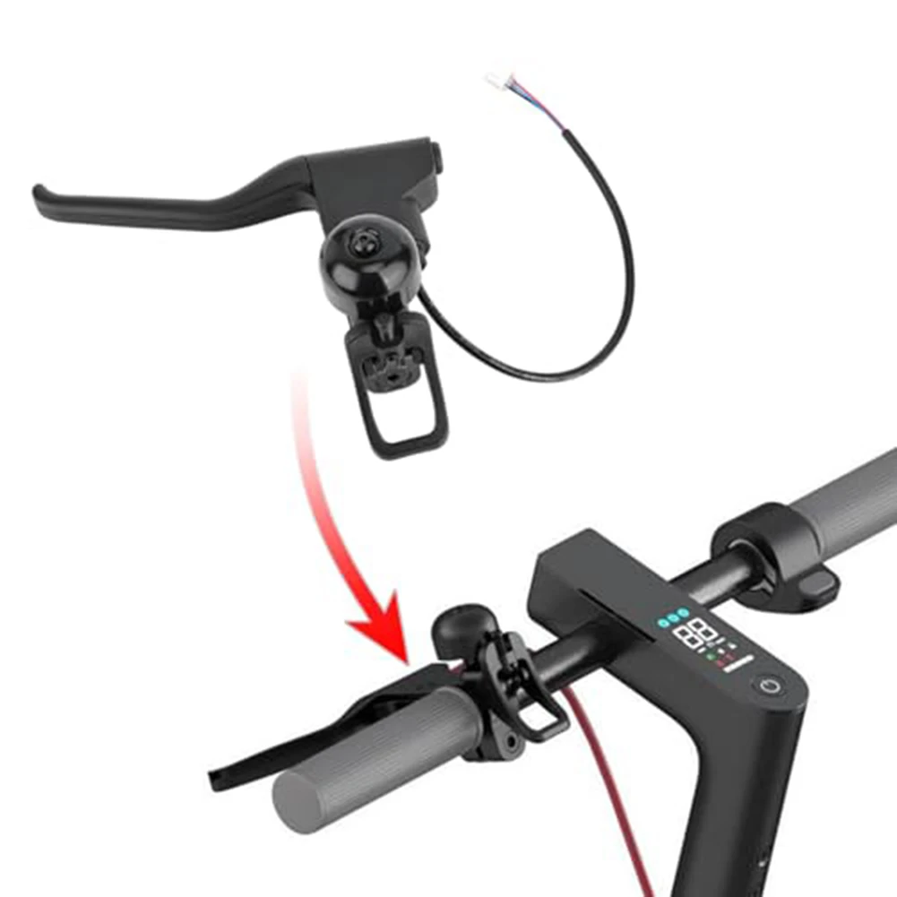 

Brake Lever With Bell For Xiaomi 4Pro Replacement Handbrake Aluminum Alloy Responsive Braking Fit Electric Scooter