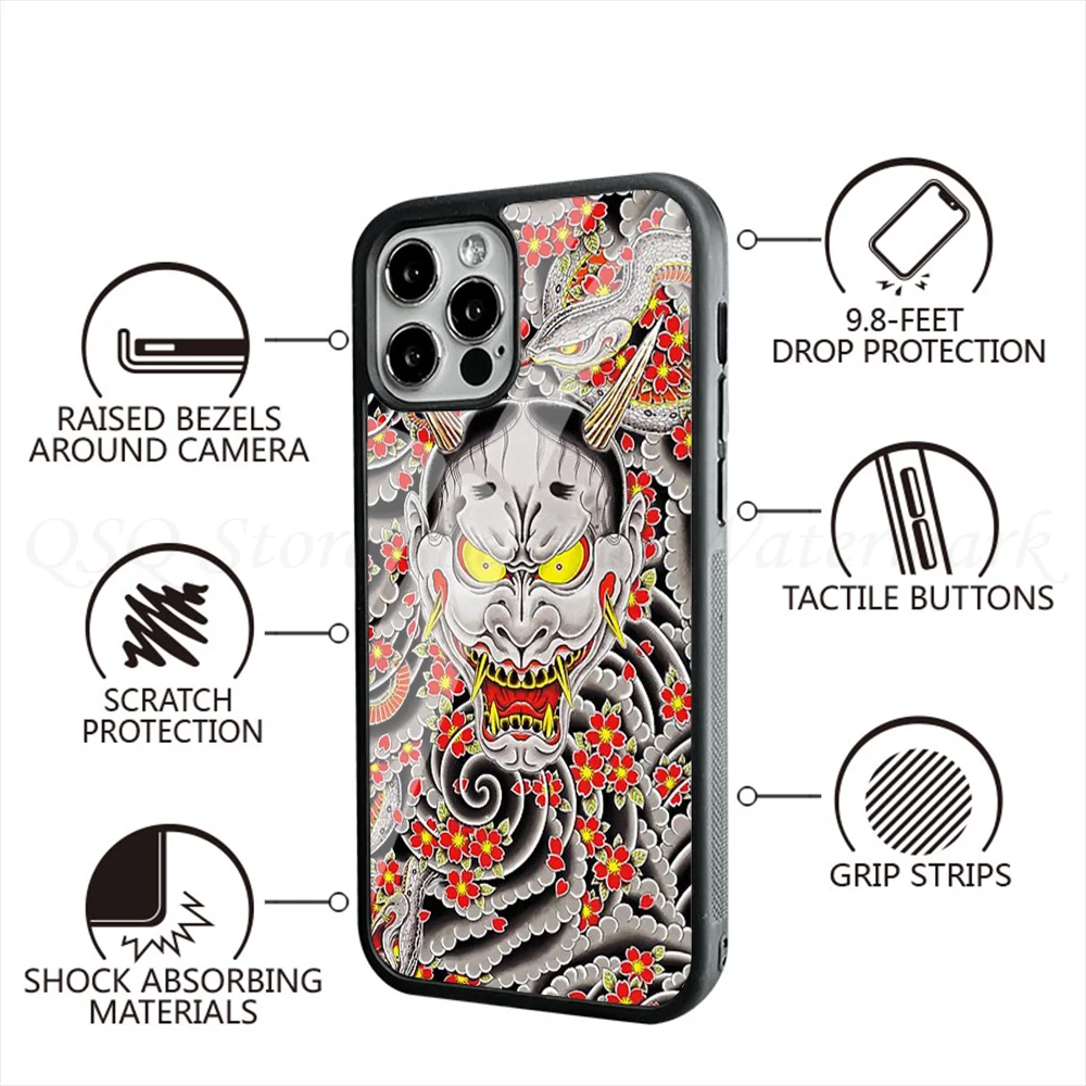 Goro Majimas Hannya Yakuza 0 Phone Case Strong Magnetic For IPhone 15 14 13 Pro Max 11 12 Mini Alex