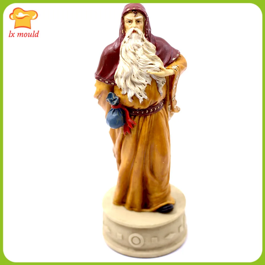 3D Chess Set Chocolate Mold King Castle Silicone Mould for Baking DIY Kitchen Tools Candy Art Candle Mould