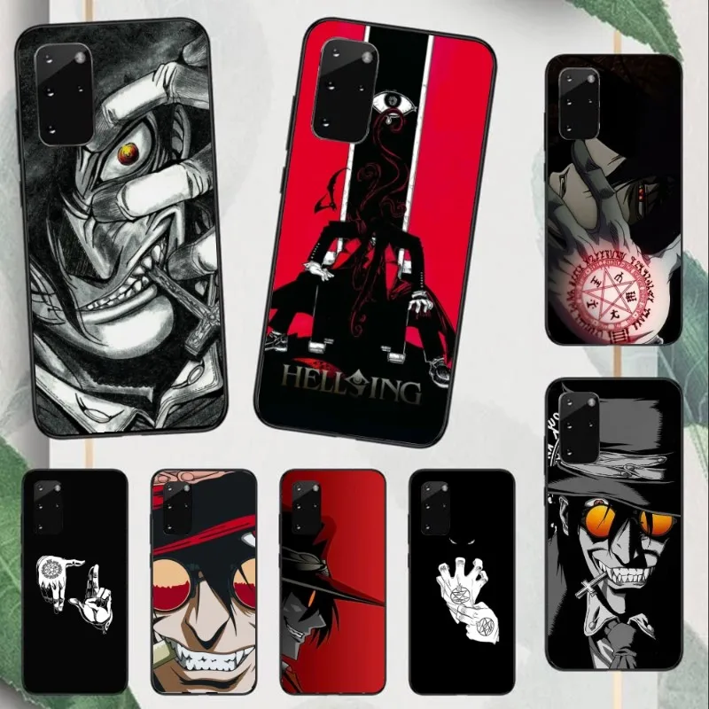 Hellsing Alucard Phone Case for Samsung Note 9 10 20 Plus Pro Ultra J6 J5 J7 J8 Black Soft Cover Funda Shell