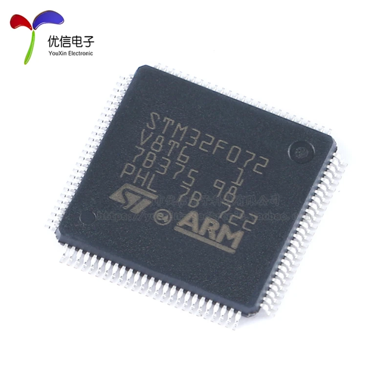 5PCS original STM32F072V8T6 LQFP-100 ARM Cortex-M0 32-bit microcontroller -MCU