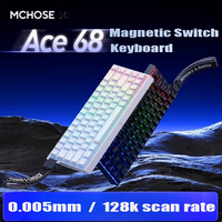 Mchose Ace 60 Pro Magnetic Switch Mechanical Keyboard 8K TTC wired Gaming Customized Keyboard RGB PC Low Delay E-Sports