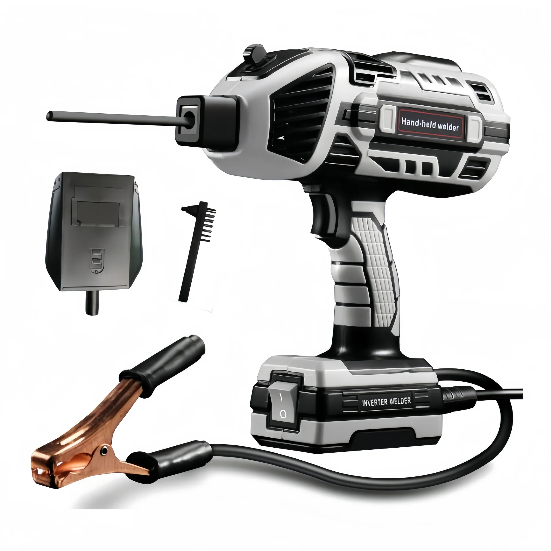 Portable Electric Welding Machine 20-120A 220V Handheld ARC Welder IGBT Inverter Welding Tool Set for 3/32''-1/8'' Welding Rod