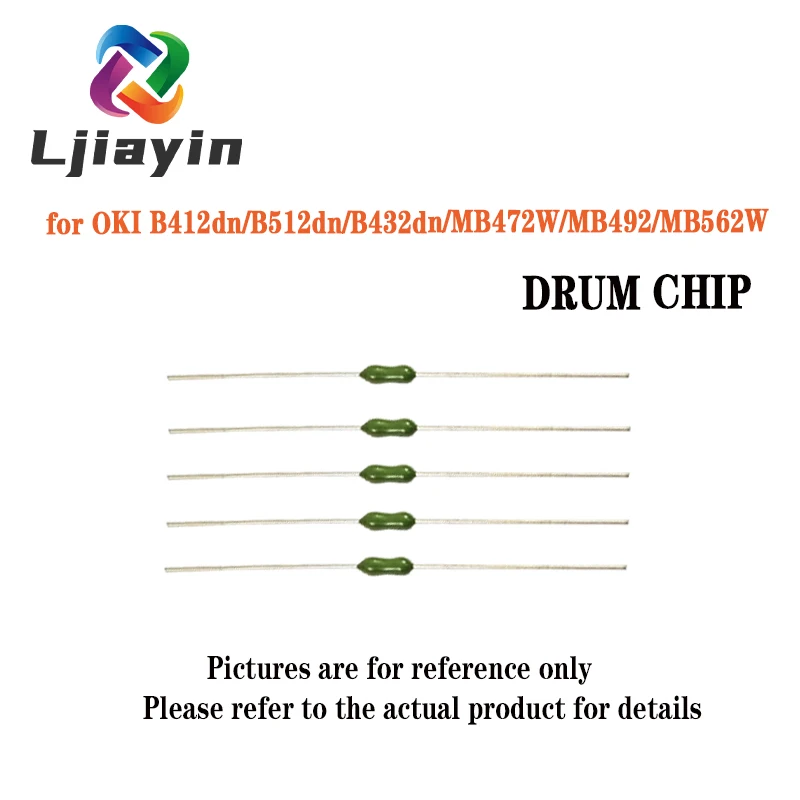 for OKI B412dn/B512dn/B432dn/MB472W/MB492/MB562W Drum Chip BK Color 25K Pages WW Version