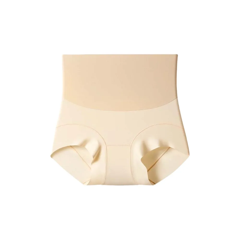 

Корректирующее белье после родов с высокой талией, однотонные трусики, бесшовные трусы, тренажер для талии, стягивающий живот