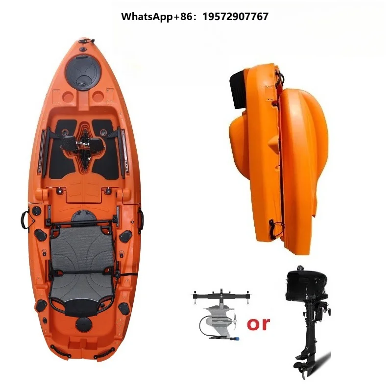 2026 NEW Modular Super Stable Perfect Performance 1 Person Folded Pedal Drive Kayak Eco-Friendly Waterproof Rowing Boat