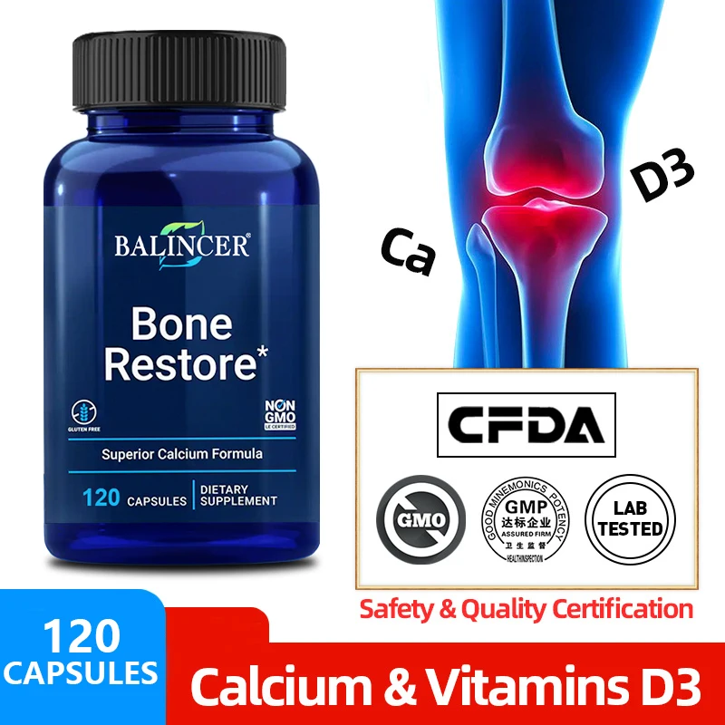 

Balincer increases bone density promotes bone mineralization improves knees, joints and back, anti-inflammatory bone recovery