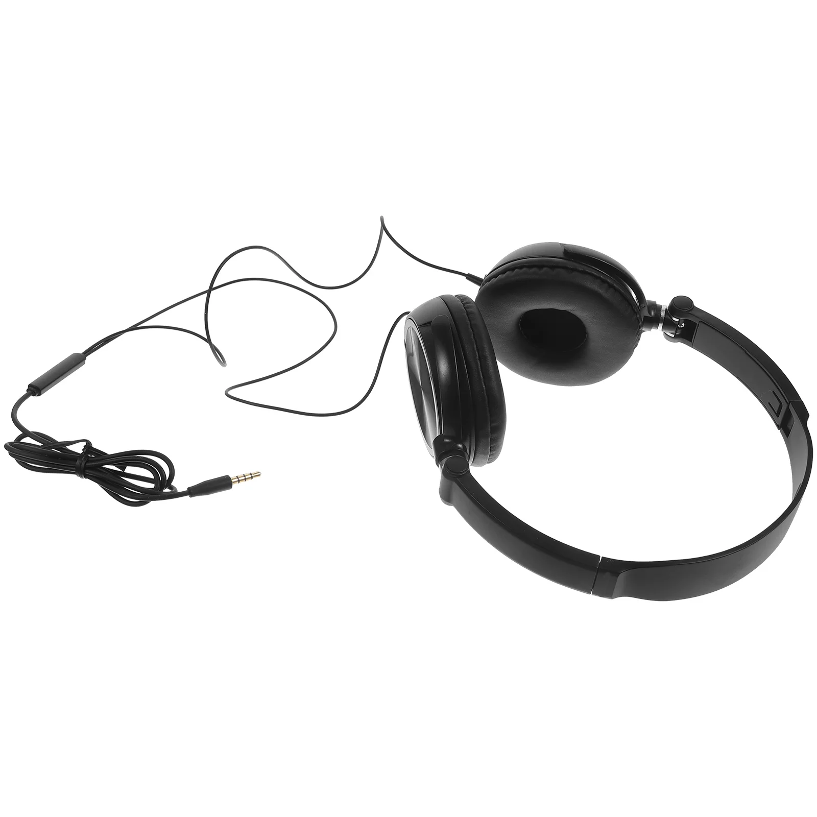 

Bass Headphones Over Ear Foldable Lightweight Volume Control Hd Microphone Compatible Smartphones Pc Laptop Tablet Outdoor Black