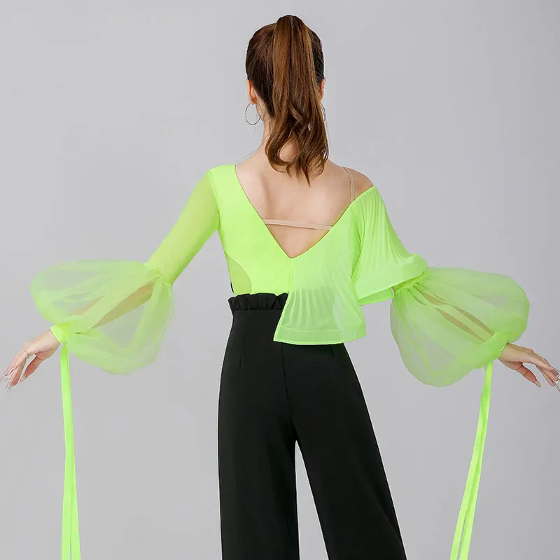 2024 New Modern Dancing Clothes High-end Women's Dancing Leotard Jumpsuit  Latin Dancing Clothes ZY162-3